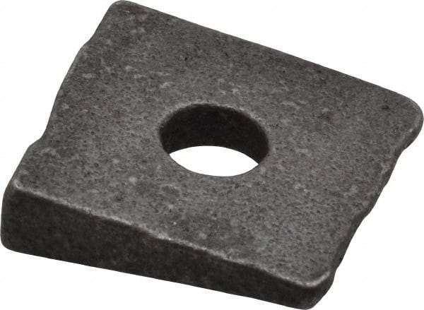 Value Collection - 3/8" Bolt, Iron Beveled Square Washer - 7/16" ID, 11/32 Minimum Thickness - Industrial Tool & Supply