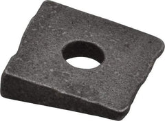 Value Collection - 3/8" Bolt, Iron Beveled Square Washer - 7/16" ID, 11/32 Minimum Thickness - Industrial Tool & Supply
