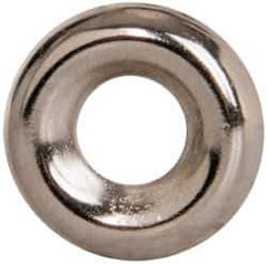 Value Collection - 7/64" Thick, Nickel-Plated Finish, Steel, Standard Countersunk Washer - 0.235" ID x 19/32" OD - Industrial Tool & Supply