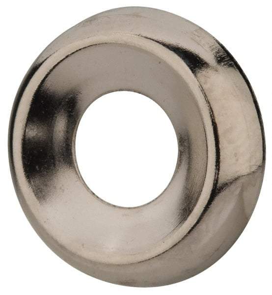 Value Collection - 0.021" Thick, Nickel-Plated Finish, Steel, Standard Countersunk Washer - 0.585" ID x 0.89" OD - Industrial Tool & Supply