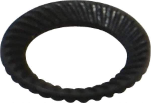 Value Collection - #6 Bolt, 0.146" ID, Steel, Belleville Disc Spring - 0.236" OD - Industrial Tool & Supply