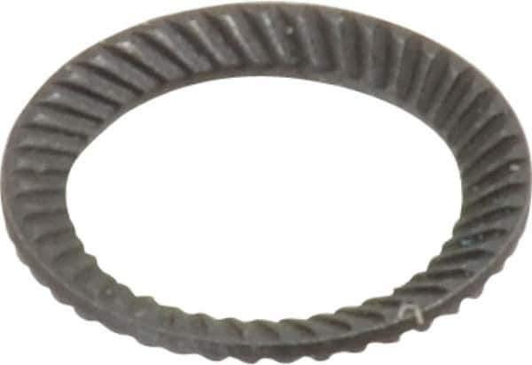 Value Collection - 1/4" Bolt, 1/4" ID, Steel, Belleville Disc Spring - 0.394" OD - Industrial Tool & Supply