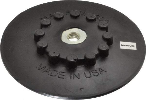 Norton - 7" Diam Quick-Change Type S Disc Backing Pad - Medium Density, 8,600 RPM, Speed-Lok Compatible - Industrial Tool & Supply
