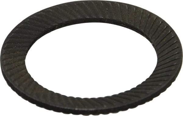 Value Collection - 1" Bolt, 1-1/16" ID, Steel, Uncoated, Belleville Disc Spring - 1-1/2" OD - Industrial Tool & Supply