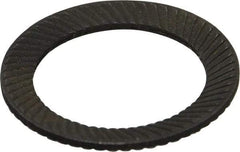 Value Collection - 1" Bolt, 1-1/16" ID, Steel, Uncoated, Belleville Disc Spring - 1-1/2" OD - Industrial Tool & Supply