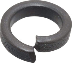 Value Collection - 3/8", 0.382" ID, 1/8" Thick High Collar Split Lock Washer - Steel, Uncoated, 0.382" Min ID, 0.393" Max ID, 0.553" Max OD - Industrial Tool & Supply