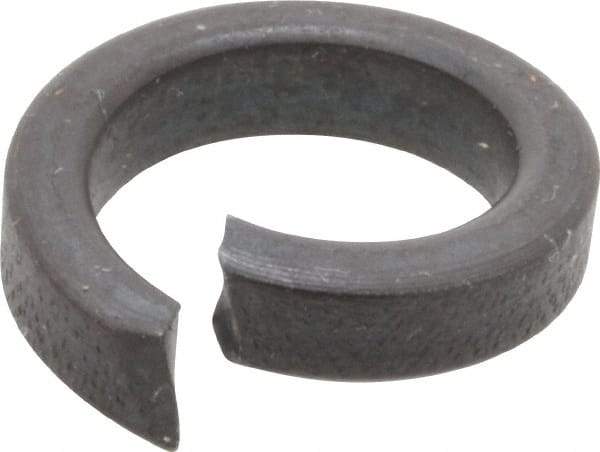 Value Collection - 7/16", 0.443" ID, 0.14" Thick High Collar Split Lock Washer - Steel, Uncoated, 0.443" Min ID, 0.455" Max ID, 0.647" Max OD - Industrial Tool & Supply