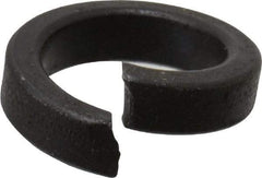 Value Collection - 1/2", 0.506" ID, 0.172" Thick High Collar Split Lock Washer - Steel, Uncoated, 0.506" Min ID, 0.518" Max ID, 0.737" Max OD - Industrial Tool & Supply