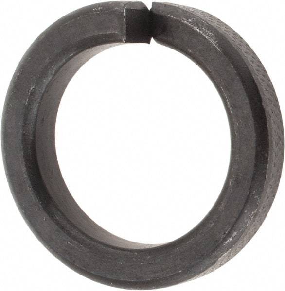 Value Collection - 1", 1.017" ID, 1/4" Thick High Collar Split Lock Washer - Steel, Uncoated, 1.017" Min ID, 1.042" Max ID, 1.483" Max OD - Industrial Tool & Supply