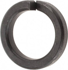 Value Collection - 1", 1.017" ID, 1/4" Thick High Collar Split Lock Washer - Steel, Uncoated, 1.017" Min ID, 1.042" Max ID, 1.483" Max OD - Industrial Tool & Supply