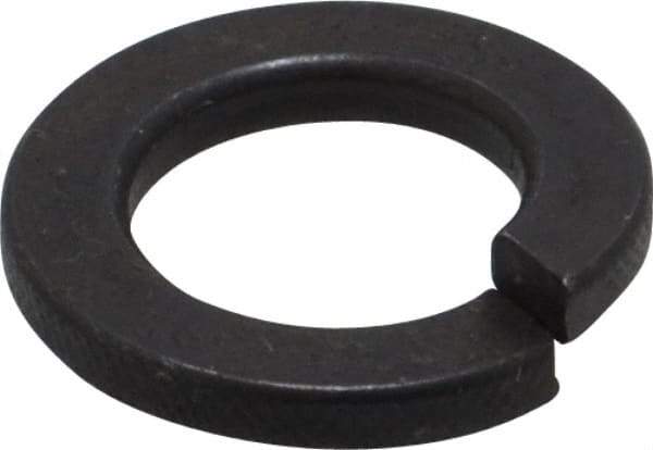 Value Collection - M12, 12.2mm ID, 2.5mm Thick Split Lock Washer - Steel, Uncoated, 12.2mm Min ID, 12.7mm Max ID, 21.1mm Max OD - Industrial Tool & Supply