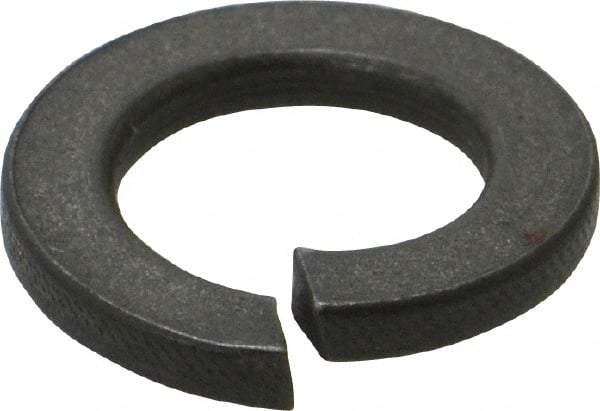 Value Collection - M14, 14.2mm ID, 3mm Thick Split Lock Washer - Steel, Uncoated, 14.2mm Min ID, 14.7mm Max ID, 24.1mm Max OD - Industrial Tool & Supply