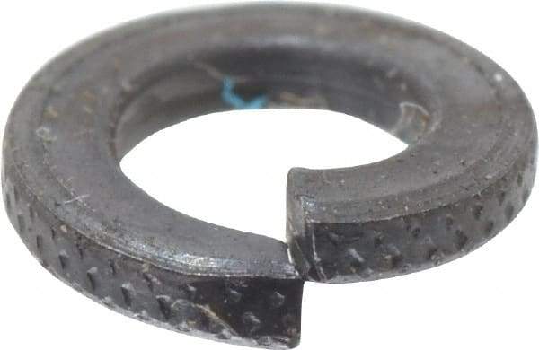 Value Collection - #5, 0.127" ID, 0.031" Thick Split Lock Washer - Steel, Uncoated, 0.127" Min ID, 0.133" Max ID, 0.236" Min OD, 0.252" Max OD - Industrial Tool & Supply
