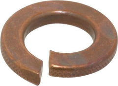 Value Collection - 7/16", 0.44" ID, 0.776" OD, 0.109" Thick Split Lock Washer - Silicon Bronze, 0.443" Min ID, 0.455" Max ID, 0.779" Min OD, 0.787" Max OD - Industrial Tool & Supply