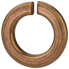 Value Collection - 5/8", 0.628" ID, 1.072" OD, 0.156" Thick Split Lock Washer - Silicon Bronze, 0.635" Min ID, 0.65" Max ID, 1.079" Min OD, 1.093" Max OD - Industrial Tool & Supply