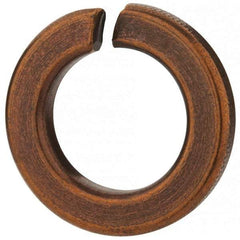 Value Collection - 3/4", 0.753" ID, 1.264" OD, 0.188" Thick Split Lock Washer - Silicon Bronze, 0.76" Min ID, 0.775" Max ID, 1.271" Min OD, 1.291" Max OD - Industrial Tool & Supply