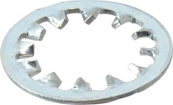 Value Collection - 9/16" Screw, 0.596" ID, Steel Internal Tooth Lock Washer - 0.985" OD, Zinc-Plated, Grade 2 - Industrial Tool & Supply