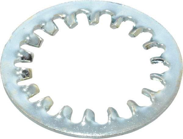 Value Collection - 1-1/4" Screw, 1.325" ID, Steel Internal Tooth Lock Washer - 1.975" OD, Zinc-Plated, Grade 2 - Industrial Tool & Supply