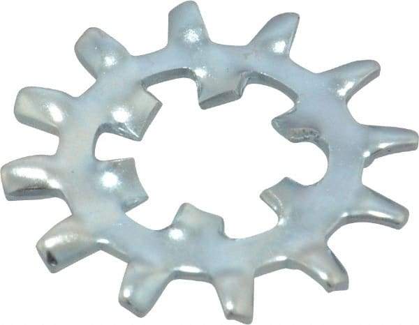Value Collection - 5/16" Screw, 0.332" ID, Steel Internal Tooth & External Tooth Lock Washer - 0.9" OD, Zinc-Plated, Grade 2 - Industrial Tool & Supply