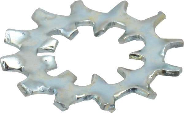 Value Collection - 3/8" Screw, 0.398" ID, Steel Internal Tooth & External Tooth Lock Washer - 0.985" OD, Zinc-Plated, Grade 2 - Industrial Tool & Supply