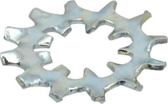 Value Collection - 3/8" Screw, 0.398" ID, Steel Internal Tooth & External Tooth Lock Washer - 0.985" OD, Zinc-Plated, Grade 2 - Industrial Tool & Supply