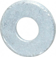 Value Collection - 5/16" Screw, Steel USS Flat Washer - 3/8" ID x 7/8" OD, 5/64" Thick, Galvanized Finish - Industrial Tool & Supply