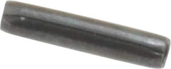Made in USA - 1/16" Diam x 5/16" Long Coiled Spring Pin - Grade 1070-1090 Alloy Steel, Black Oxide Finish - Industrial Tool & Supply