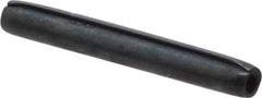 Made in USA - 1/16" Diam x 1/2" Long Coiled Spring Pin - Grade 1070-1090 Alloy Steel, Black Oxide Finish - Industrial Tool & Supply