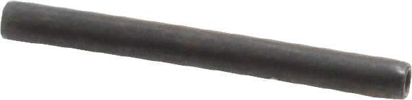 Made in USA - 1/16" Diam x 5/8" Long Coiled Spring Pin - Grade 1070-1090 Alloy Steel, Black Oxide Finish - Industrial Tool & Supply