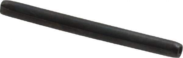 Made in USA - 1/16" Diam x 3/4" Long Coiled Spring Pin - Grade 1070-1090 Alloy Steel, Black Oxide Finish - Industrial Tool & Supply
