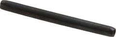 Made in USA - 1/16" Diam x 3/4" Long Coiled Spring Pin - Grade 1070-1090 Alloy Steel, Black Oxide Finish - Industrial Tool & Supply