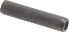 Made in USA - 3/32" Diam x 7/16" Long Coiled Spring Pin - Grade 1070-1090 Alloy Steel, Black Oxide Finish - Industrial Tool & Supply