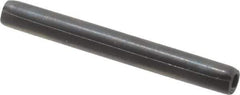 Made in USA - 3/32" Diam x 7/8" Long Coiled Spring Pin - Grade 1070-1090 Alloy Steel, Black Oxide Finish - Industrial Tool & Supply