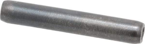 Made in USA - 5/32" Diam x 1" Long Coiled Spring Pin - Grade 1070-1090 Alloy Steel, Black Oxide Finish - Industrial Tool & Supply