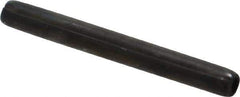 Made in USA - 5/32" Diam x 1-1/2" Long Coiled Spring Pin - Grade 1070-1090 Alloy Steel, Black Oxide Finish - Industrial Tool & Supply