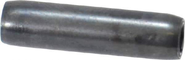 Made in USA - 3/16" Diam x 3/4" Long Coiled Spring Pin - Grade 1070-1090 Alloy Steel, Black Oxide Finish - Industrial Tool & Supply
