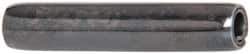 Made in USA - 3/16" Diam x 1" Long Coiled Spring Pin - Grade 1070-1090 Alloy Steel, Black Oxide Finish - Industrial Tool & Supply