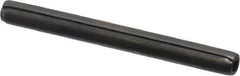 Made in USA - 3/16" Diam x 2" Long Coiled Spring Pin - Grade 1070-1090 Alloy Steel, Black Oxide Finish - Industrial Tool & Supply