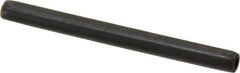 Made in USA - 3/16" Diam x 2-1/4" Long Coiled Spring Pin - Grade 1070-1090 Alloy Steel, Black Oxide Finish - Industrial Tool & Supply