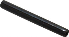 Made in USA - 7/32" Diam x 2" Long Coiled Spring Pin - Grade 1070-1090 Alloy Steel, Black Oxide Finish - Industrial Tool & Supply