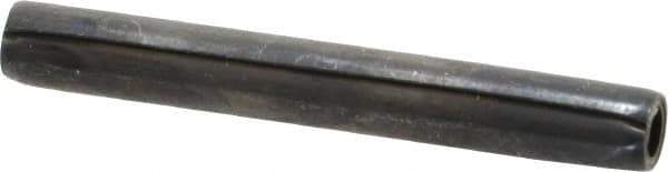 Made in USA - 1/4" Diam x 2" Long Coiled Spring Pin - Grade 1070-1090 Alloy Steel, Black Oxide Finish - Industrial Tool & Supply