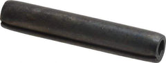 Made in USA - 5/16" Diam x 1-3/4" Long Coiled Spring Pin - Grade 1070-1090 Alloy Steel, Black Oxide Finish - Industrial Tool & Supply