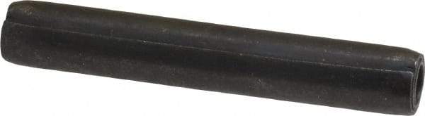 Made in USA - 5/16" Diam x 2" Long Coiled Spring Pin - Grade 1070-1090 Alloy Steel, Black Oxide Finish - Industrial Tool & Supply