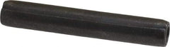 Made in USA - 5/16" Diam x 2" Long Coiled Spring Pin - Grade 1070-1090 Alloy Steel, Black Oxide Finish - Industrial Tool & Supply