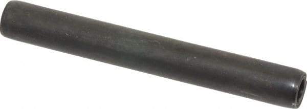 Value Collection - 5/16" Diam x 2-1/2" Long Coiled Spring Pin - Grade 1070-1090 Alloy Steel, Black Oxide Finish - Industrial Tool & Supply