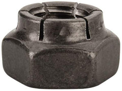 Flex-Loc - 5/8-11 UNC Grade 2 Heavy Hex Lock Nut with Expanding Flex Top - Uncoated, Meets Military Specifications - Industrial Tool & Supply