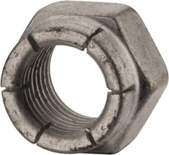 Flex-Loc - 7/16-20 UNJF Grade 2 Hex Lock Nut with Expanding Flex Top - Cadmium-Plated Finish, Meets Military Specifications - Industrial Tool & Supply