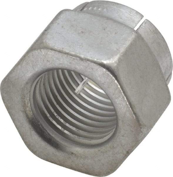 Flex-Loc - 1/2-20 UNJF Grade 2 Hex Lock Nut with Expanding Flex Top - Cadmium-Plated Finish, Meets Military Specifications - Industrial Tool & Supply