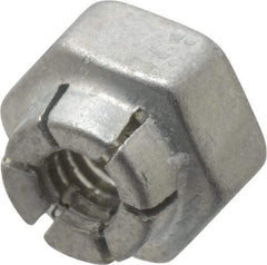 Flex-Loc - #8-32 UNJC Grade 2 Hex Lock Nut with Expanding Flex Top - Cadmium-Plated Finish, Meets Military Specifications - Industrial Tool & Supply