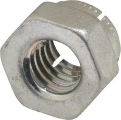 Flex-Loc - 5/16-18 UNC Grade 2 Hex Lock Nut with Expanding Flex Top - Cadmium-Plated Finish, Meets Military Specifications - Industrial Tool & Supply